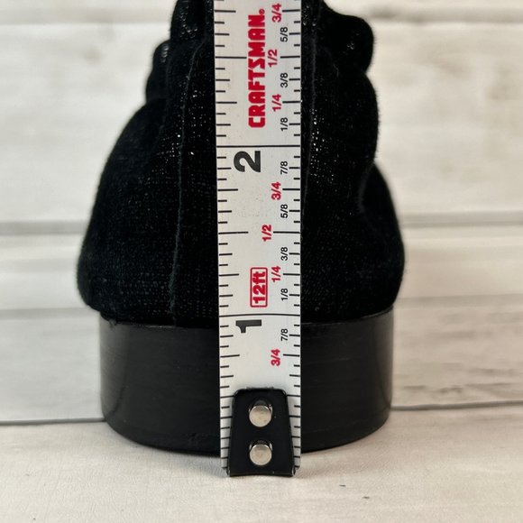 Abeo Jean 11 Loafers Womens 7M Metallic Black Leather Neutral Orthotic Insoles - Picture 9 of 10